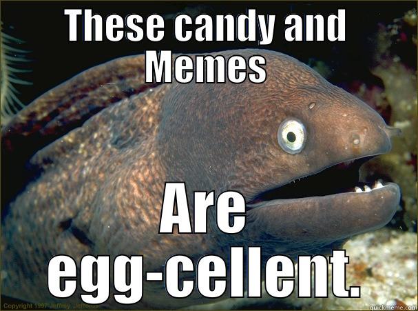 Eel meme 1 - THESE CANDY AND MEMES ARE EGG-CELLENT. Bad Joke Eel