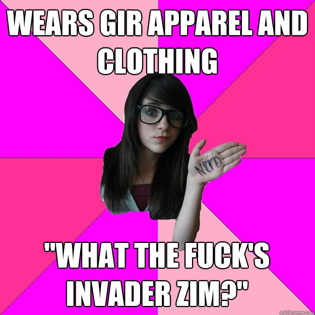 Wears gir apparel and clothing 