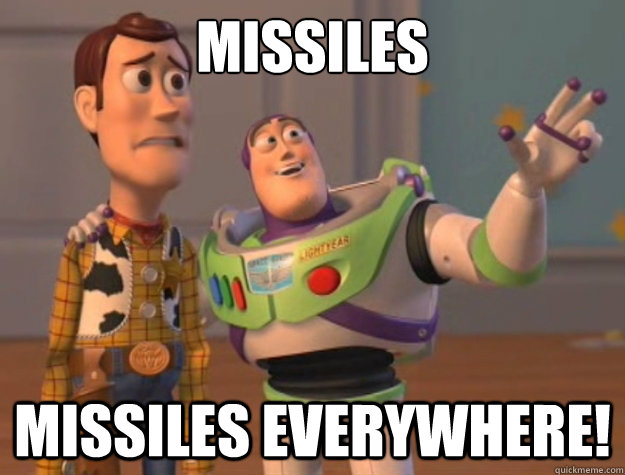 Missiles Missiles everywhere! - Missiles Missiles everywhere!  Buzz Lightyear