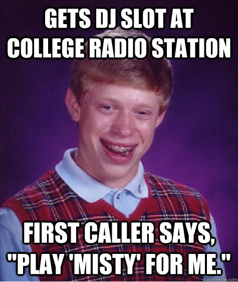 Gets dj slot at college radio station First caller says, 