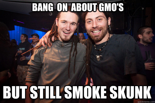 Bang  on  about Gmo's but still smoke skunk - Bang  on  about Gmo's but still smoke skunk  Cool Psytrance Bros