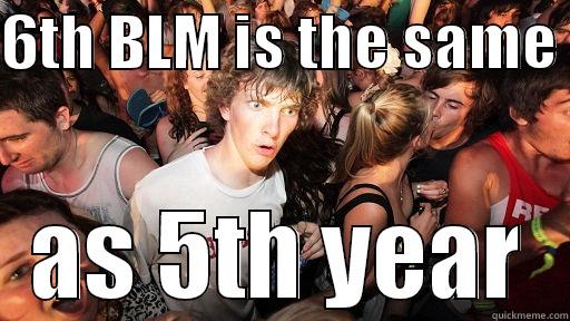 5th year - 6TH BLM IS THE SAME  AS 5TH YEAR Sudden Clarity Clarence