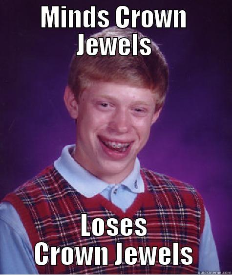 MINDS CROWN JEWELS LOSES CROWN JEWELS Bad Luck Brian