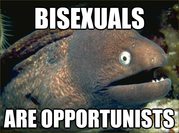 Bisexuals Are opportunists   Bad Joke Eel