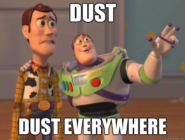 Dust dust everywhere - Dust dust everywhere  Toy Story