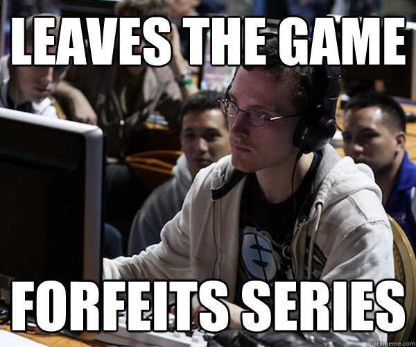 LEAVES THE GAME
 FORFEITS SERIES  Idra haters gonna hate starcraft 2