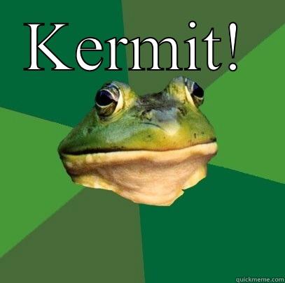 KERMIT!  Foul Bachelor Frog