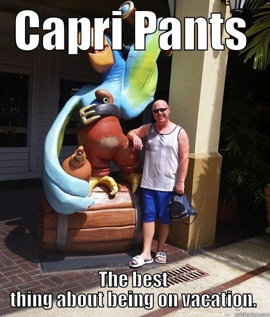 Capri Man - CAPRI PANTS THE BEST THING ABOUT BEING ON VACATION. Misc