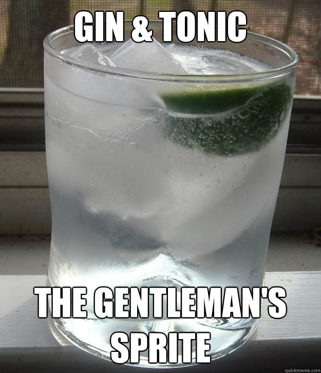 Gin & Tonic The Gentleman's Sprite - Gin & Tonic The Gentleman's Sprite  Gin & Tonic