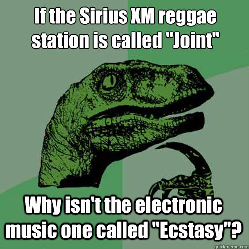 If the Sirius XM reggae station is called 