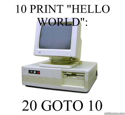 10 PRINT 