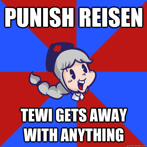 punish reisen tewi gets away with anything  