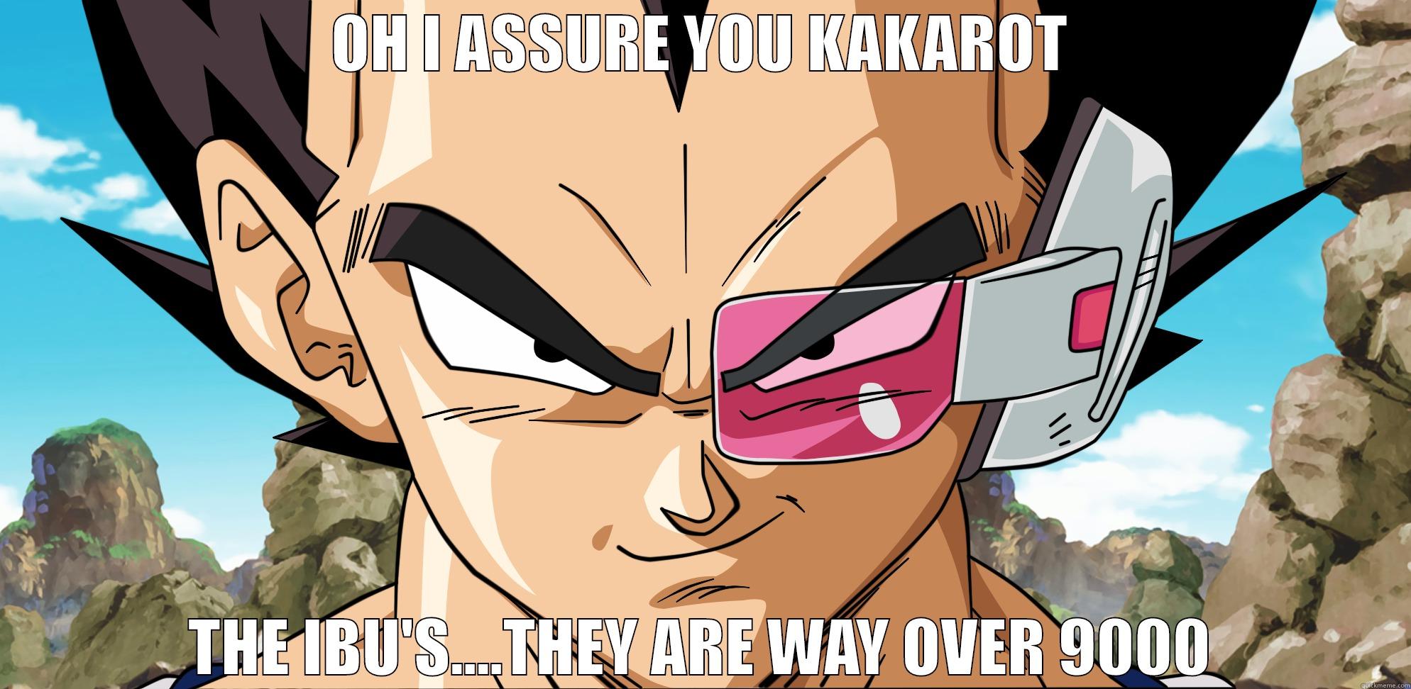 OH I ASSURE YOU KAKAROT THE IBU'S....THEY ARE WAY OVER 9000 Misc