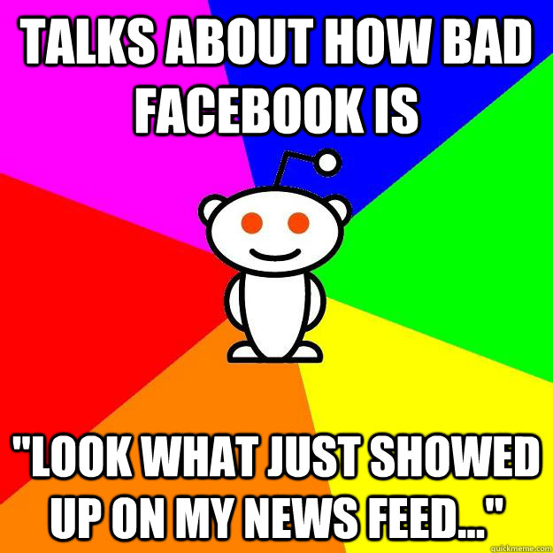 Talks about how bad facebook is 