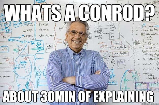 Whats a conrod? about 30min of explaining  Engineering Professor