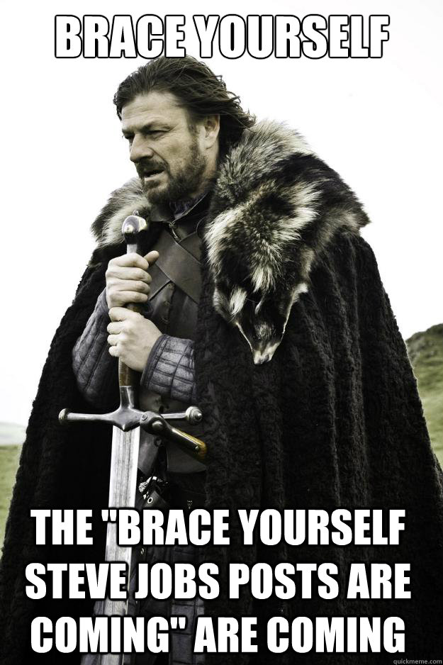 Brace yourself The 