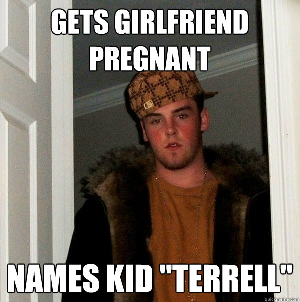 gets girlfriend pregnant names kid 