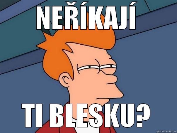 NEŘÍKAJÍ TI BLESKU? Futurama Fry