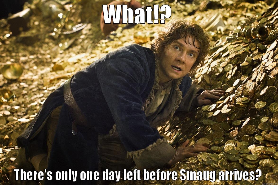 WHAT!? THERE'S ONLY ONE DAY LEFT BEFORE SMAUG ARRIVES? Misc