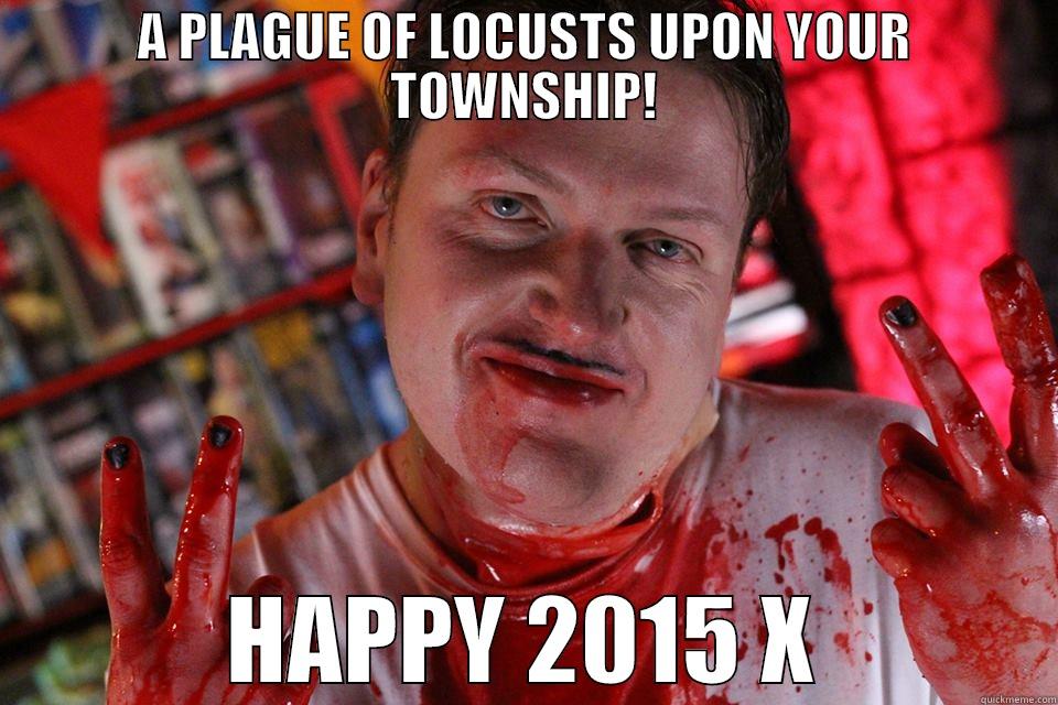 BELLEND BLOOD - A PLAGUE OF LOCUSTS UPON YOUR TOWNSHIP! HAPPY 2015 X Misc