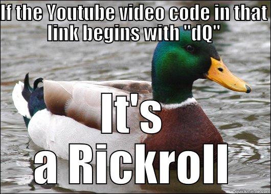 IF THE YOUTUBE VIDEO CODE IN THAT LINK BEGINS WITH 