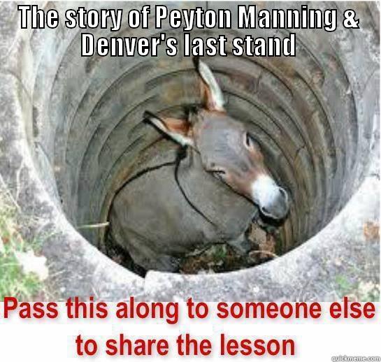 THE STORY OF PEYTON MANNING & DENVER'S LAST STAND  Misc