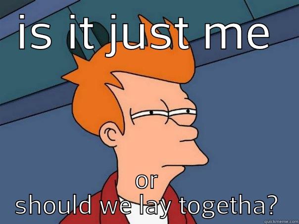 the thirst - IS IT JUST ME OR SHOULD WE LAY TOGETHA? Futurama Fry