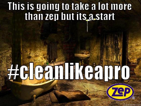 THIS IS GOING TO TAKE A LOT MORE THAN ZEP BUT ITS A START #CLEANLIKEAPRO  Misc