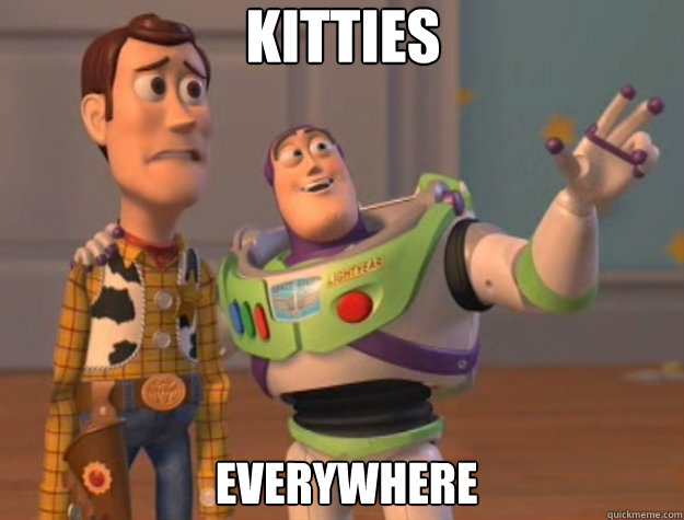 Kitties 
 everywhere  Toy Story