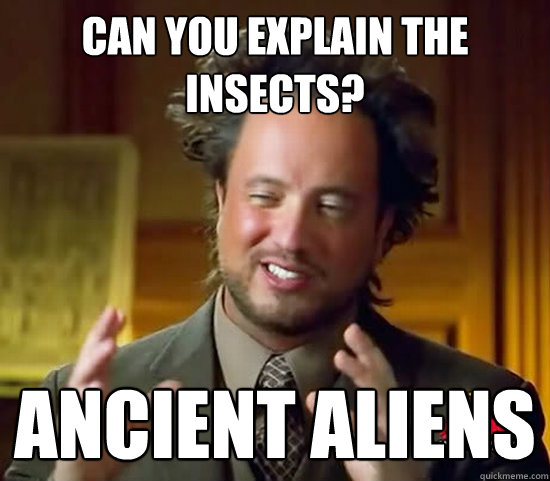 Can you explain the insects? ancient aliens  Ancient Aliens