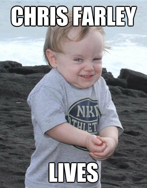 chris farley lives - chris farley lives  Evil Plotting Baby