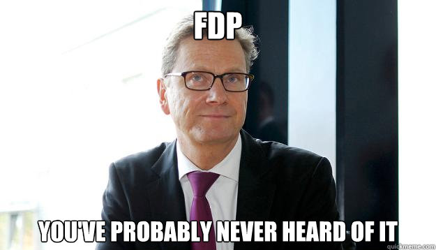 FDP you've probably never heard of it - FDP you've probably never heard of it  Hipster Westerwelle