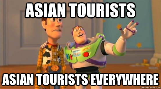 Asian tourists asian tourists everywhere - Asian tourists asian tourists everywhere  Buzz Glitter