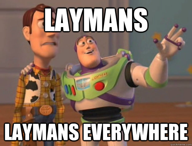 LAYMANS LAYMANS EVERYWHERE  Buzz Lightyear