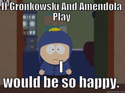 IF GRONKOWSKI AND AMENDOLA PLAY I WOULD BE SO HAPPY. Craig would be so happy