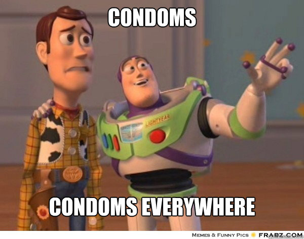 condoms condoms everywhere  Buzzlightyear