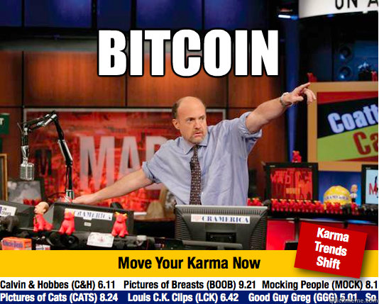 BITCOIN  - BITCOIN   Mad Karma with Jim Cramer