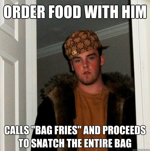 Order food with him calls 