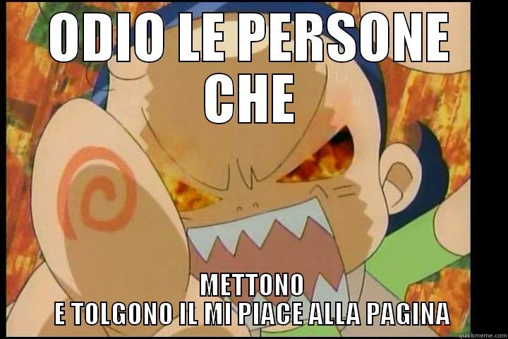 ODIO LE PERSONE CHE METTONO E TOLGONO IL MI PIACE ALLA PAGINA Misc