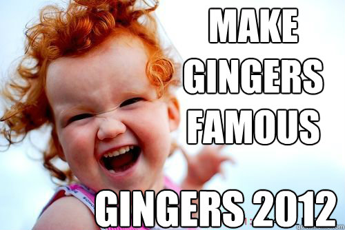 GINGERS 2012 make gingers famous  Kony