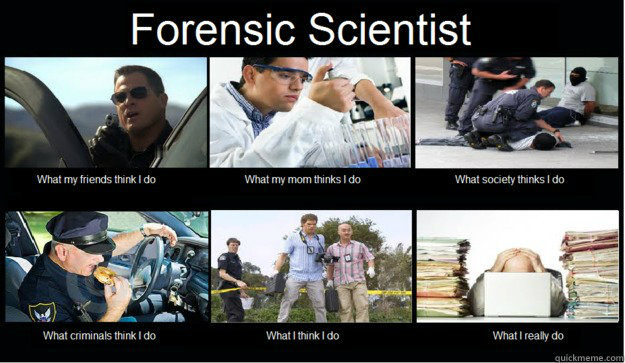 Untitled -   What I Really Do - Forensic Scientist