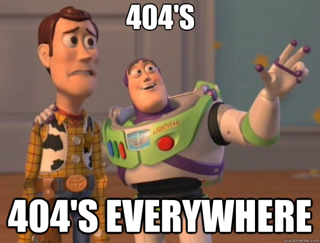 404's 404's everywhere  Toy Story