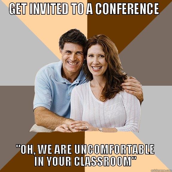 GET INVITED TO A CONFERENCE  