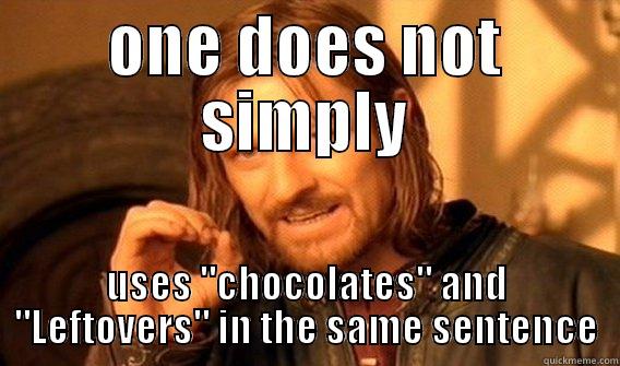 ONE DOES NOT SIMPLY USES 