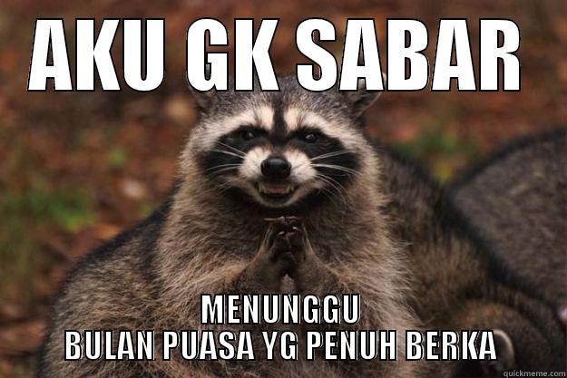 comic indonesia - AKU GK SABAR MENUNGGU BULAN PUASA YG PENUH BERKA Evil Plotting Raccoon