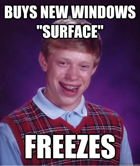 Buys new Windows 