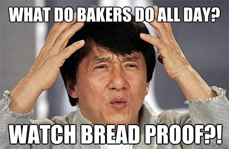 What do bakers do all day? Watch bread proof?! - What do bakers do all day? Watch bread proof?!  EPIC JACKIE CHAN