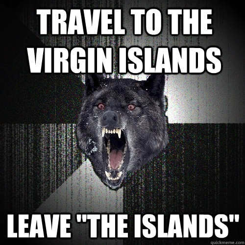 Travel to the virgin islands Leave 