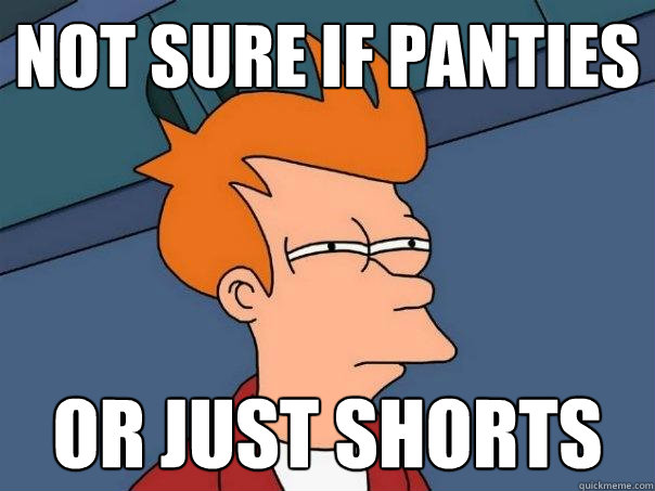 Not sure if panties or just shorts  Futurama Fry