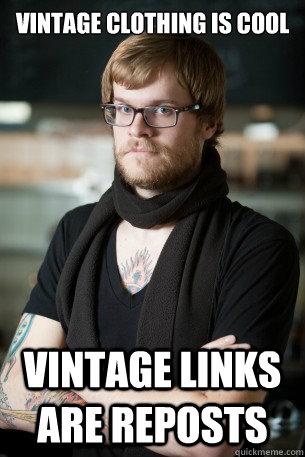 vintage clothing is cool vintage links are reposts - vintage clothing is cool vintage links are reposts  Hipster Barista